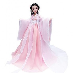 Poupée Ancienne Chinoise de 30 cm, poupées de Collection Barbie réalistes, poupées de Figurines Vintage décor à la Maison pou