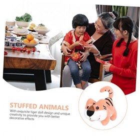 Didiseaon 3 Pièces Tigre Poupée Coussins Trucs Animaux Bébé Oreiller 2022 Chinois Nouvel an Décor Trucs Poupées Chinois Nouve