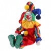 Colcolo Décorations dhalloween en Porcelaine de Clown Faites Main 38cm