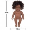 Aeromdale Poupée noire pour fille de 30,5 cm avec t-shirt short, vêtements pour enfants, vacances, cadeau danniversaire – C