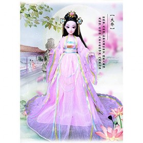 Poupée Ancienne Chinoise de 30 cm, poupées de Collection Barbie réalistes, poupées de Figurines Vintage décor à la Maison pou