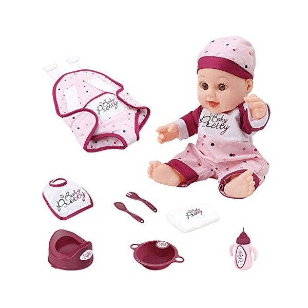 ORTUH Poupées réalistes,Poupées bébé avec vêtements et Accessoires dalimentation | Poupée Miniature en Silicone avec biberon