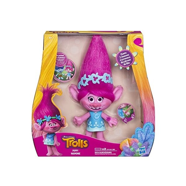 Trolls - C1308 - Figurine Musicale - Poppy - 22 cm