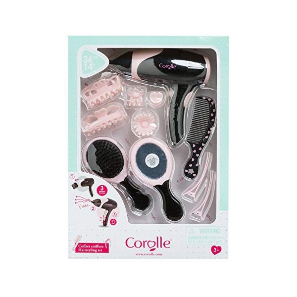 Corolle - Coffret Coiffure, 14 Accessoires, dès 3 Ans, 9000310020