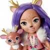 Enchantimals Amis à Câliner grande poupée Danessa Biche 30 cm et figurine animale Sprint, jouet pour enfant, FRH54