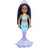 Barbie Mermaid Chelsea - HLC15 - Poupée articulée 15cm - Sirène avec Cheveux Bleu