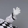 Colcolo Porcelaine Clown Modèle Pieds Suspendus Collection Poupée Clown Accessoires de
