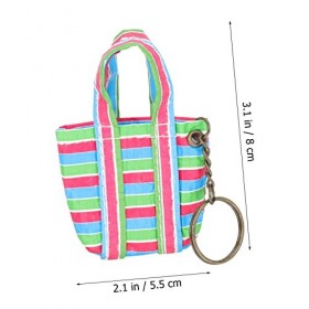 Toyvian Dessus De Table 5 Pièces Miniatures De Table Maison Miniature Décor De Camping Sac Fourre-Tout Modèle Miniature Sac À