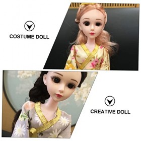 ibasenice 2 Pièces Poupée Dhabillage Mobile Déguisements pour Filles Poupées pour Filles Jouets Anciens Vêtements De Filles 