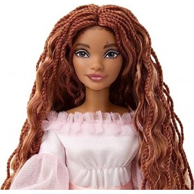 Disney La Petite Sirène Ariel Poupée, sur le thème de la Fête aux Cheveux Rouges et une Robe Rose, Jouets inspirés du film