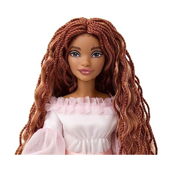 Disney La Petite Sirène Ariel Poupée, sur le thème de la Fête aux Cheveux Rouges et une Robe Rose, Jouets inspirés du film