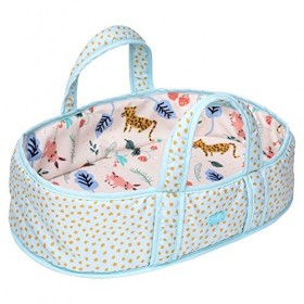Manhattan Toy- Stella Collection Couffin et Porte-bébé en Tissu Doux pour poupées de 30,48 cm à 38,1 cm, 161150, Multicolore