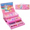 Paw Patrol Set de Coloriage Pat Patrouille - Coffret Peinture et Coloriage Enfant Rose 