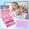 Paw Patrol Set de Coloriage Pat Patrouille - Coffret Peinture et Coloriage Enfant Rose 