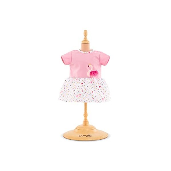 Corolle- Robe Cygnes de Tendresse pour Poupon 36 cm Vêtement, 140590, Multicolore