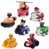 Miotlsy Véhicules pour Enfants Coffret de 7 Véhicules Die VEHICULE + Figurine Voiture Friction Push and Go pour Garçons et Fi