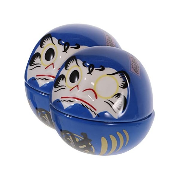 KOMBIUDA 2 Pièces Gobelet du Dharma Jouets De Véhicules Poupée Japon Figurine De Collection Daruma Figurines De Poupées Japon