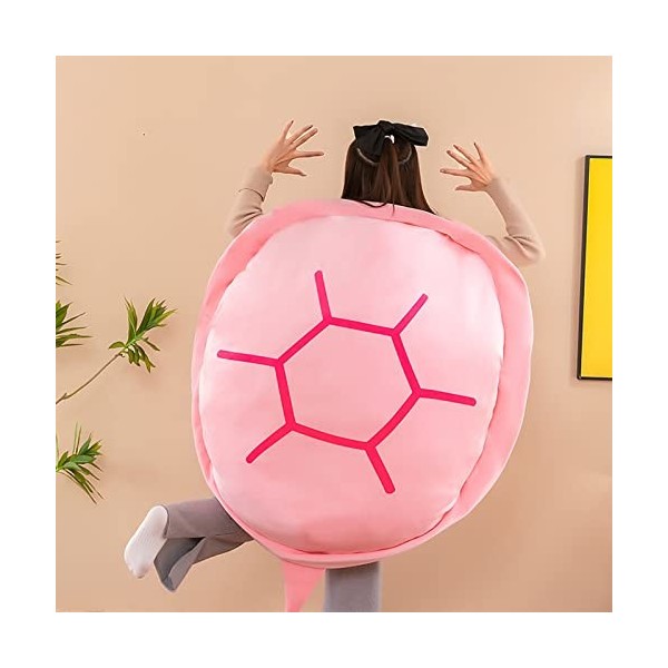 MINGZHE Peluche Tortue de Mer Peluche Tortue Jouets Portable Tortue Coquille Oreiller Tortue Poupée Anniversaire Saint Valent