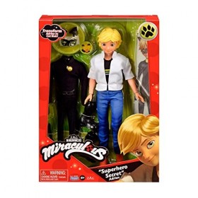 Miraculous: Tales of Ladybug and Cat Noir Adrien to Cat Noir Secret Superhero Fashion Doll with Accessories, 50358