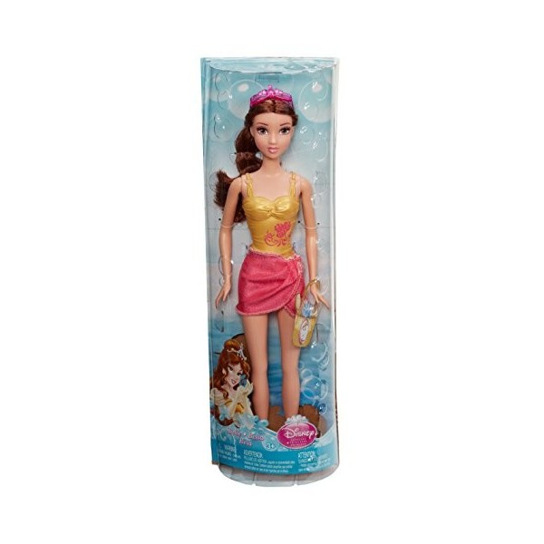 Mattel – Water Disney Princess – Belle – Poupée de Bain 28 cm Import Royaume-Uni 