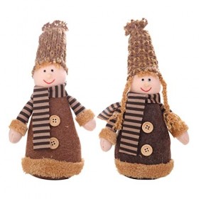 ifundom Décoration De Noël 3 Pièces Dessus De Bureau Décor De Table Décor De Bureau Poupée Décor Cadeau De Noël Dames Décorat