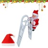 ALLC Electric Chimney Climbing Santa Claus Musical Toys, Climbing Santa on Rope, Electric Climbing Chimney Santa Claus, Famil