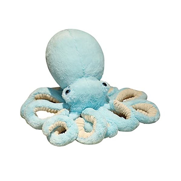 Peluche Calmar, Animal en Peluche Doux en Peluche Pieuvre Oreiller Peluche de Poulpe Jouets de Confort de Sommeil pour Les To