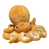 Peluche Calmar, Animal en Peluche Doux en Peluche Pieuvre Oreiller Peluche de Poulpe Jouets de Confort de Sommeil pour Les To