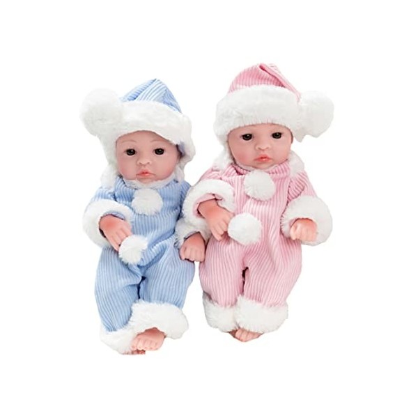 Poupées bébé au corps doux, poupée de jeu rose pour enfants de 2 ans ou plus