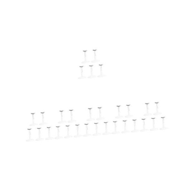 ibasenice 10 Pcs Support Frame Poupée Cadre Poupée Robe Stand Descendants Jouets Poupées Vaudou Figure Poupée Stand Mini Ours