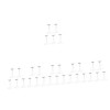ibasenice 10 Pcs Support Frame Poupée Cadre Poupée Robe Stand Descendants Jouets Poupées Vaudou Figure Poupée Stand Mini Ours