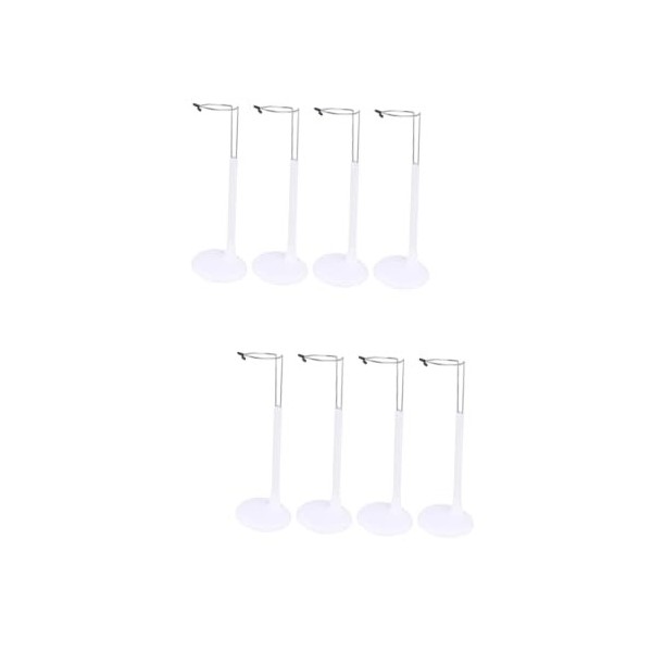 Toyvian 8 Pièces Porte-Bijoux Support De Poupée pour Présentoir De Porte-poupée Mannequin Poupée Représente des Poupées De 18