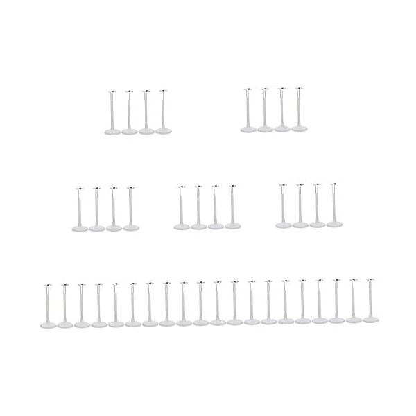 Toyvian 8 Pièces Porte-Bijoux Support De Poupée pour Présentoir De Porte-poupée Mannequin Poupée Représente des Poupées De 18