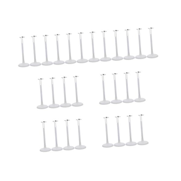 Toyvian 8 Pièces Porte-Bijoux Support De Poupée pour Présentoir De Porte-poupée Mannequin Poupée Représente des Poupées De 18