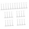 Toyvian 8 Pièces Porte-Bijoux Support De Poupée pour Présentoir De Porte-poupée Mannequin Poupée Représente des Poupées De 18