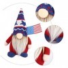 Abaodam 3 Pcs Poupée sans Visage Gnomes De Vacances Figurine De GNOME Statue Suédoise À La Main en Peluche Gnomes Décoration 