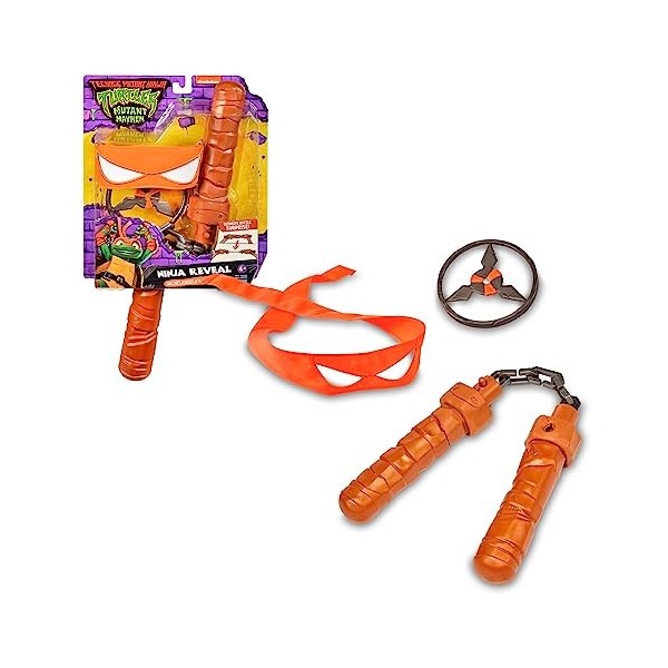 Tortues Ninja, Armes de combats, Arme signature de ton héros, Leonardo, Jouet pour enfants dès 4 ans, Giochi Preziosi TU8061