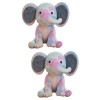 ibasenice 2 Pièces Bébé Éléphant Poupée Oreiller Câlin Déléphant Poupée De Noël Peluche Éléphant Bébés Poupées Riolu Plush N