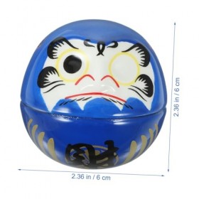 Totority 3 Pièces Oeufs Dharma Ornement en Céramique Décoration De Bureau Bibelots De Bureau Jouets De Voiture Oeuf Vacillant