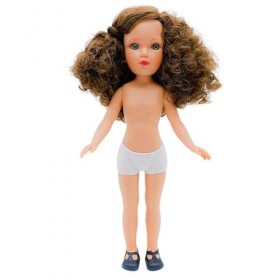 Folk Artesanía Poupée Nue Maris 35 cm. Vidal Red Dolls Original