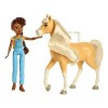 ​Spirit Lindomptable, poupée articulée Apo et figurine cheval Chica Linda à longue crinière pour rejouer les scènes du film,