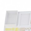 Jenngaoo Bricolage Maison de Poupée, Conception Cadre Photo Kits dArtisanat de Maison Miniature avec Meubles Cadeaux danniv