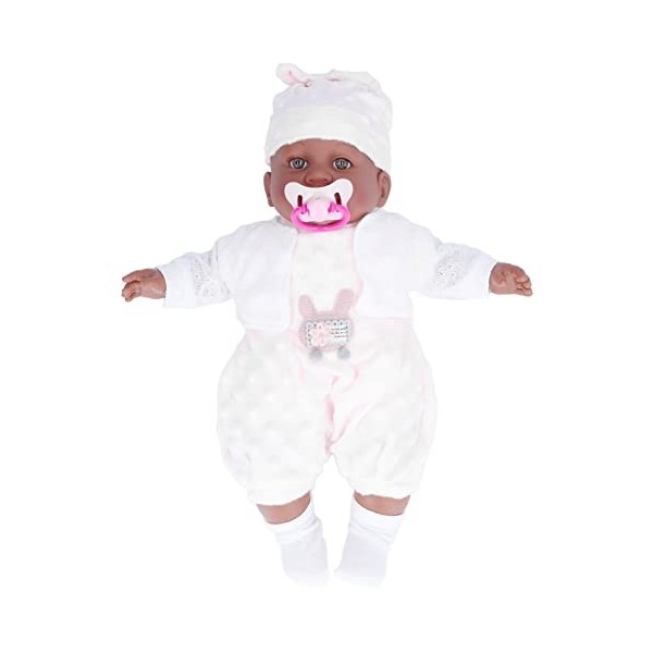 16 Pouces Reborn Baby Doll, Reborn Dolls Silicone Full Body Life Like Baby Dolls Réaliste Mignon Nouveau-Né Infantile Poupée 