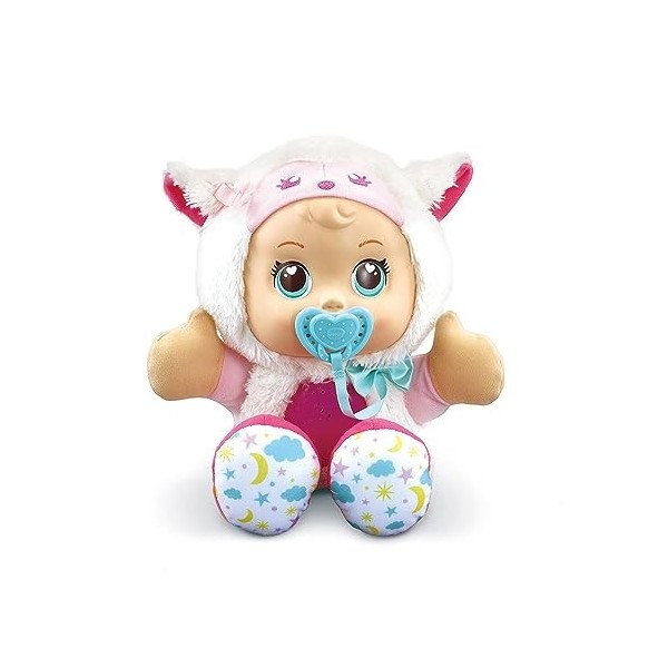 VTech - Little Love, Luna, Ma Poupée Étoiles Magiques, Poupon Câlin, Peluche Veilleuse avec Projection Étoilée, Cadeau Enfant