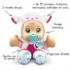 VTech - Little Love, Luna, Ma Poupée Étoiles Magiques, Poupon Câlin, Peluche Veilleuse avec Projection Étoilée, Cadeau Enfant