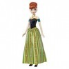 Disney Frozen Toys HMG43 Poupée chantante Anna dans des vêtements signatures, Chante « for The First Time in Forever » du Fil