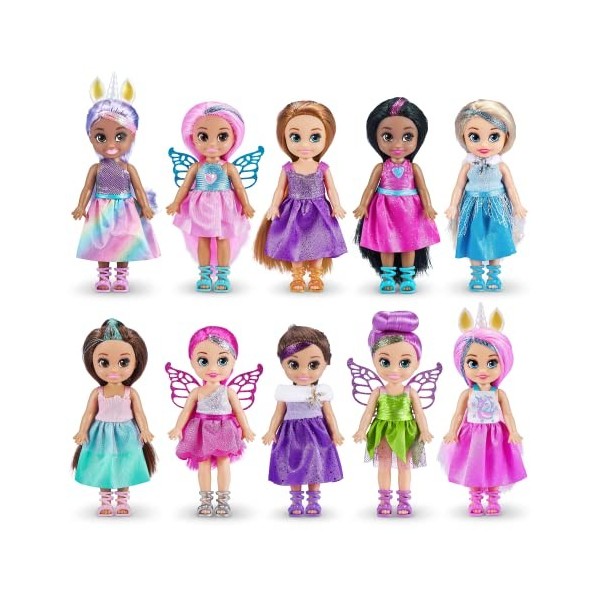 SPARKLE GIRLZ Fantasy Little Friends Lot de 10 poupées par ZURU