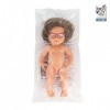 Miniland Baby-Dollar Poupée avec Lunettes de Soleil pour Fille Style décontracté 38 cm