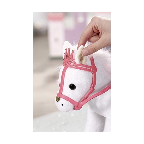 Baby Annabell 705933 Little Sweet Pony - For Toddlers 1 Year & Up - Easy for Small Hands - Includes Pony With Doll Holder & B