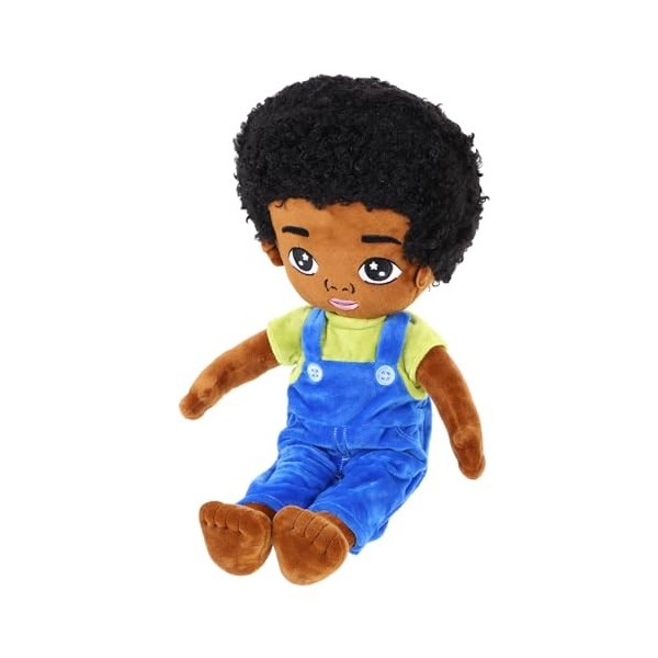 Vaguelly Poupée Cadeau De Nouveau-Né Poupées Noires Noires Jouet pour Enfants Jouets pour Enfants Chiens en Peluche pour Enfa